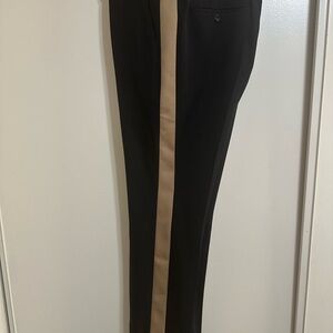 Burberry Black Dress Pants with White Accent